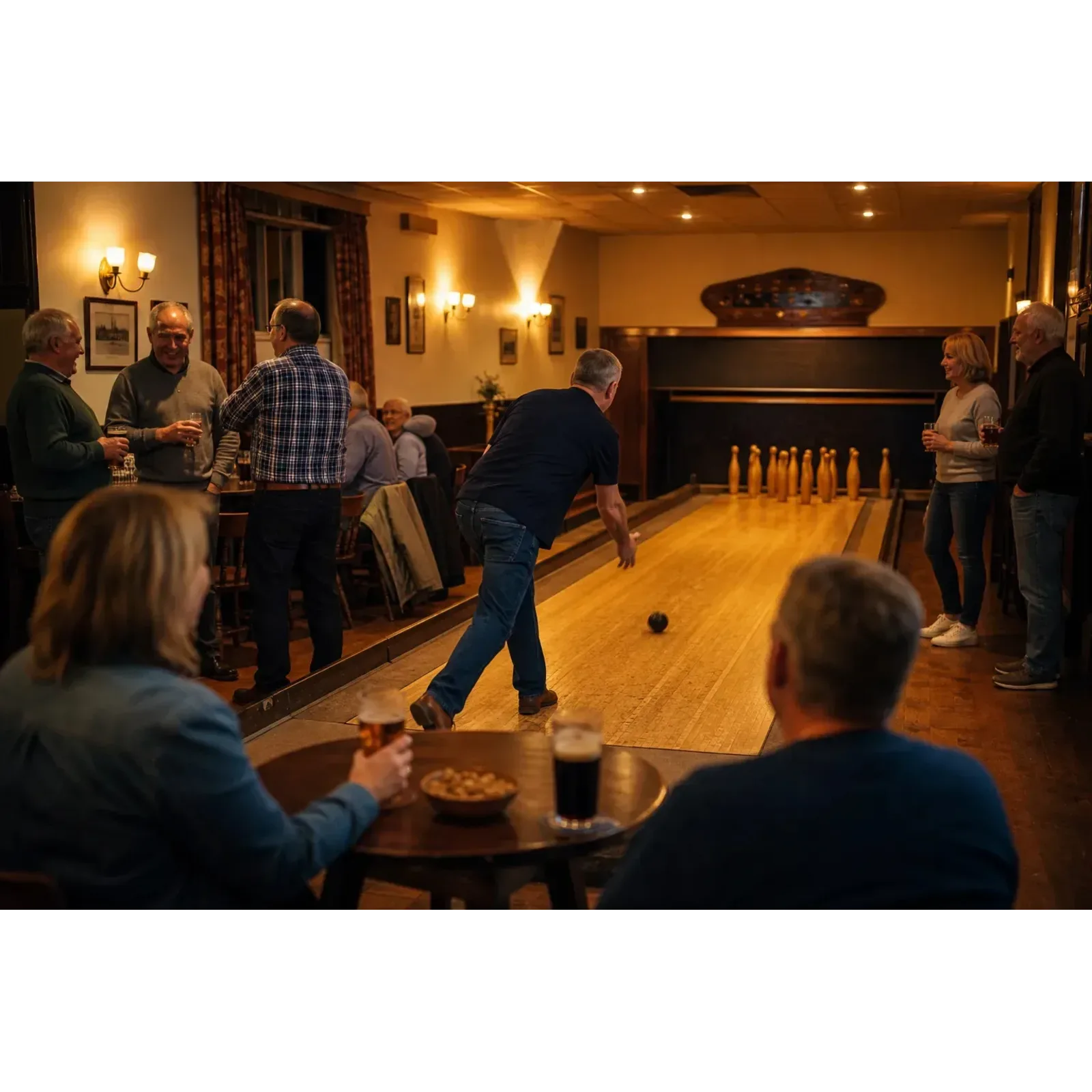 Skittles at Crookham Street Social Club
