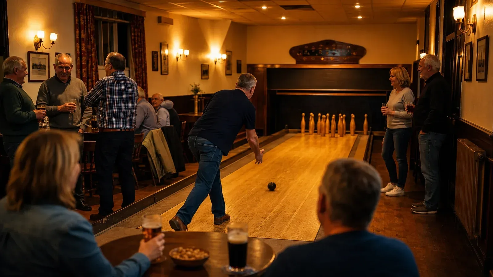 Skittles at Crookham Street Social Club